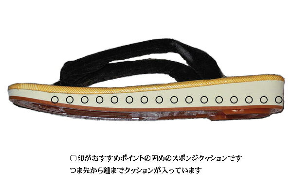 黒鼻緒 雪駄 M/L アメ底 クッション入り 【神社・日本料理店・お寺・袴・弓道】
