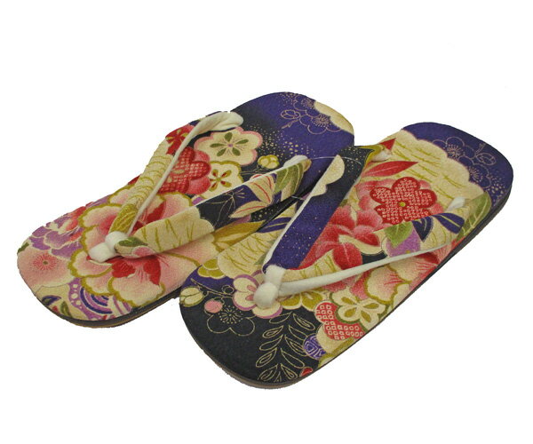 【天共雪駄】 松竹梅A(ちりめん生地