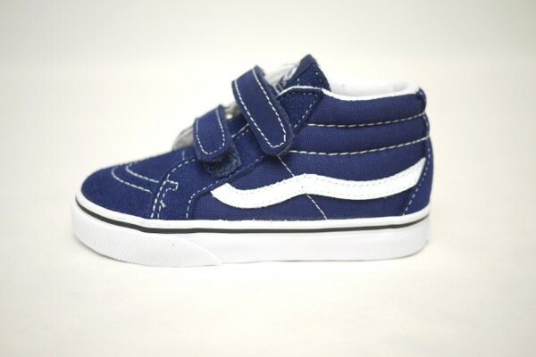 今だけ15％オフ！VANS SK8-MID REISSUE V PATRIO BLUE/TRUE WHITE KIDS 子供サイズ ベルクロ