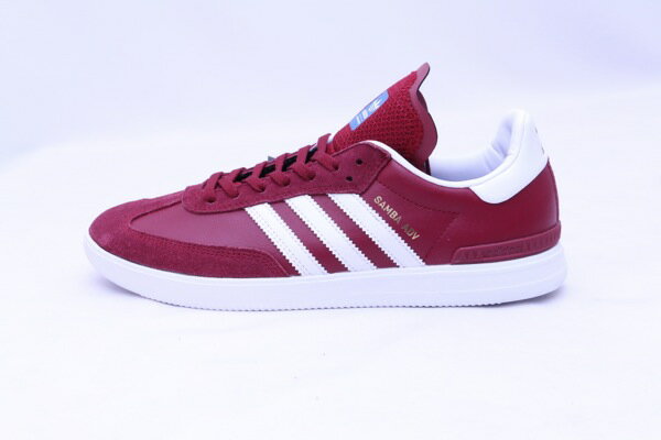 今だけ！なんと30％オフ！ADIDAS−SAMBAI ADV アディダス スケートボーディング スケートシューズ　スケシュー BURGUNDY/WHITE