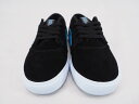 LAKAI LIMITED FOOTWEAR GRIFFIN KIDS black/cyan suede JC ~ebh EFA LbY V[Y Ki