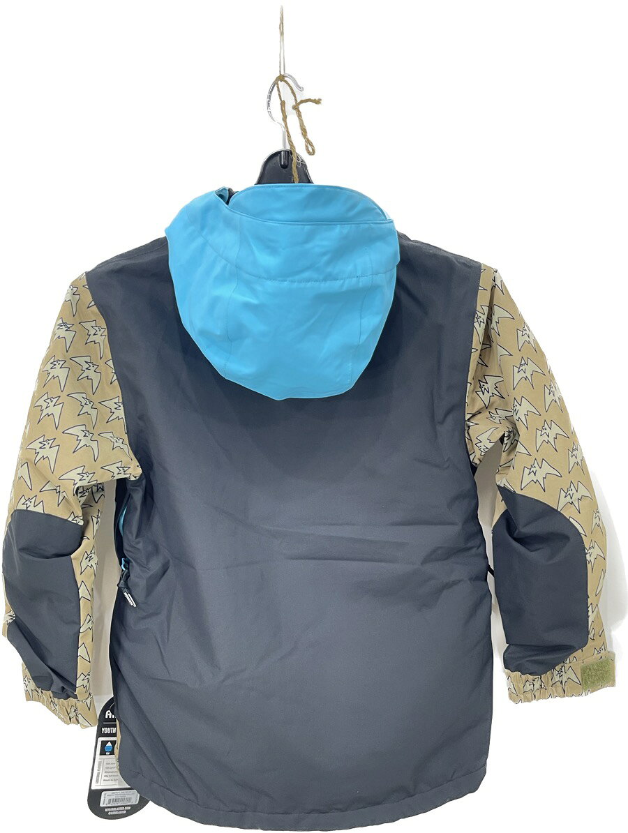23-24 AIRBLASTER(�����֥饹����) YOUTH TRENCHER FULL ZIP Tan Terry Medium��8-10�˥��å� ���㥱�å�