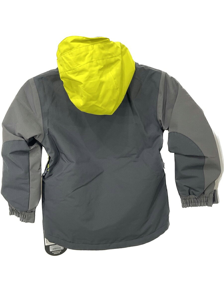 23-24 AIRBLASTER(�����֥饹����) YOUTH TRENCHER FULL ZIP BLACK SAFETY SMALL��6-8�˥��å� ���㥱�å�