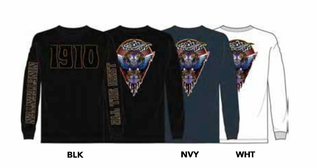 1910 【ナインティーン・テン】シーズン2024 Where Eagles Dare ロングスリーブT 横ノリ系ガレージブランド　即納です！