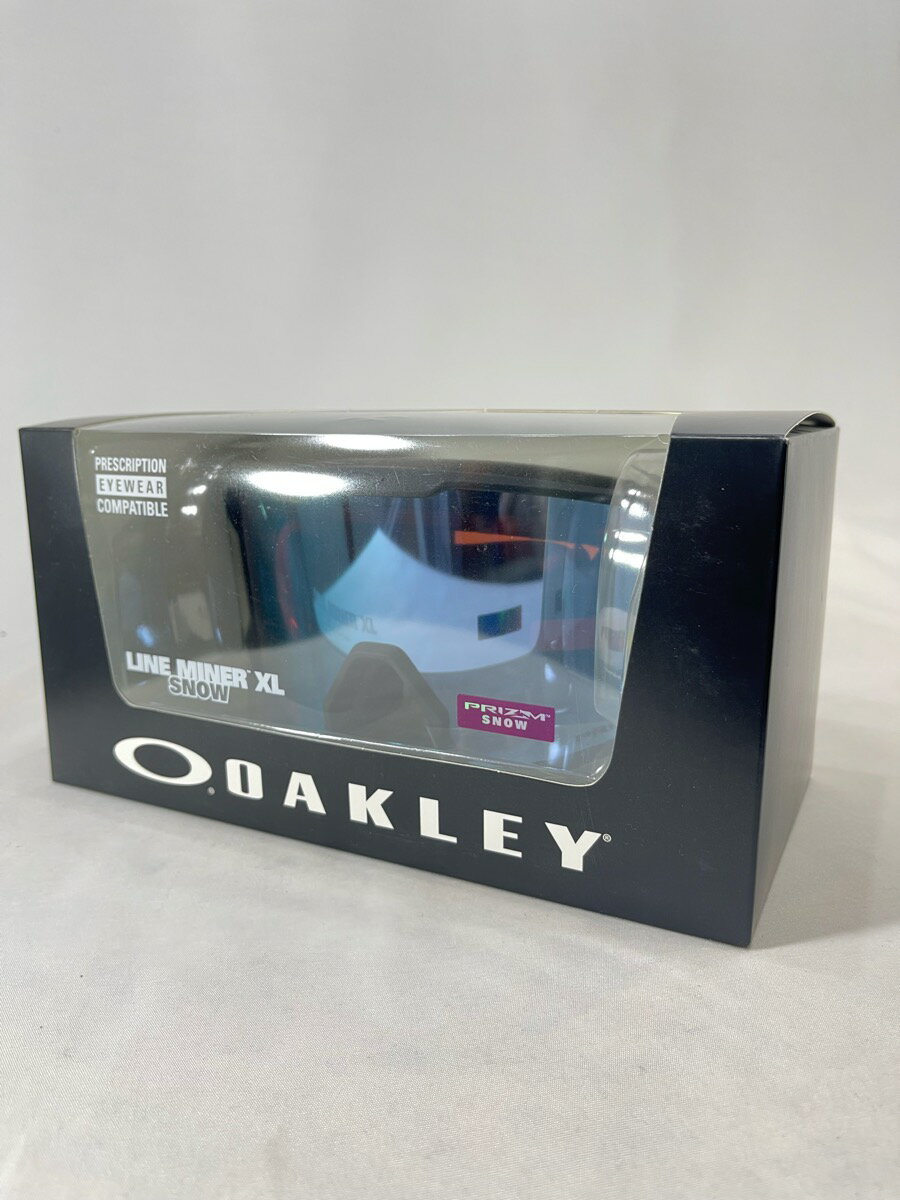 YouTube企画 OAKLEY　ゴーグル　LINE MINER XL FP Black W / PrizmSapphire GBL 安心の正規品 アウトレット プリズムレンズでとてもみやすいです。 3