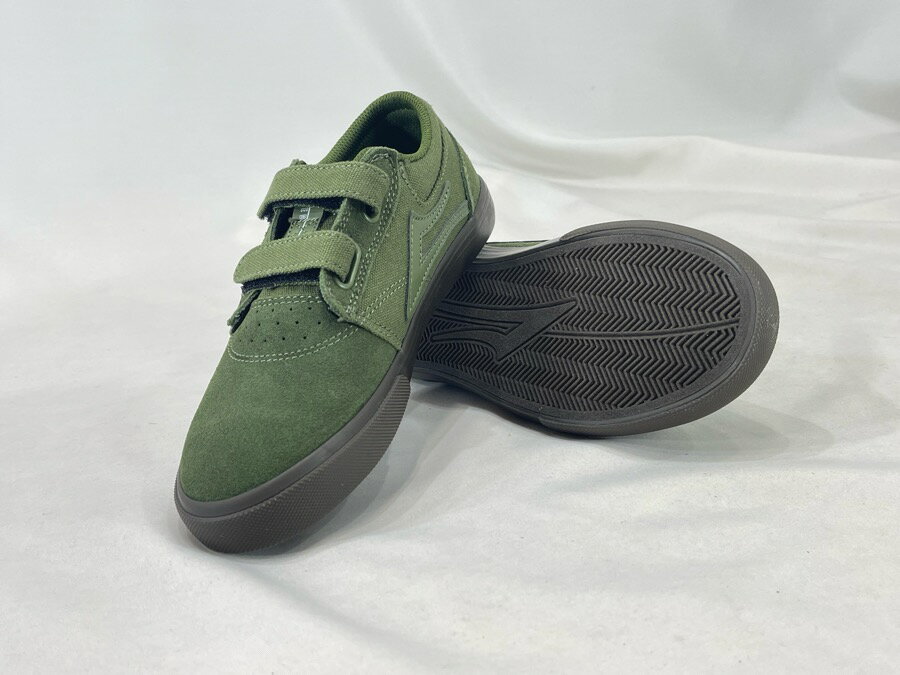 LAKAI LIMITED GRIFFIN KIDS OLIVE/GUM SUEDE 饫 ߥƥå  å 塼 ...