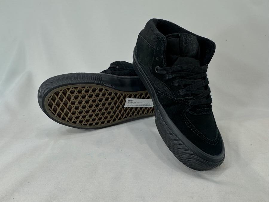 樂天商城 - VANS SKATE HALF CAB BLACK/BLACK　バンズ スケートシューズ スケボー 国内正規品