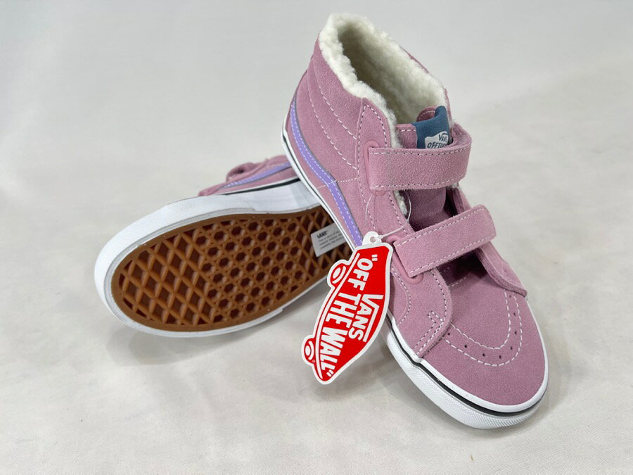 楽天トリックスターVANS SK8-MID REISSU KIDS バンズ シューズ スニーカー 子供 キッズ 国内正規品　モコモコ　ファー付き　カワイイ