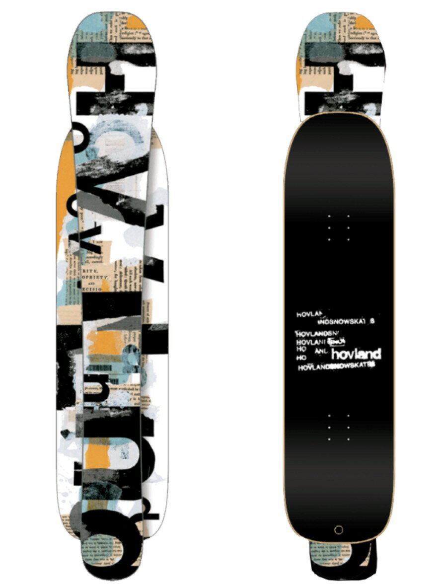 22-23 HOVLAND SNOWSKATE BACKSHOT 126CM 正規品 ホブランド　スノースケート　バックショット　コンプリート　すぐ乗れます！