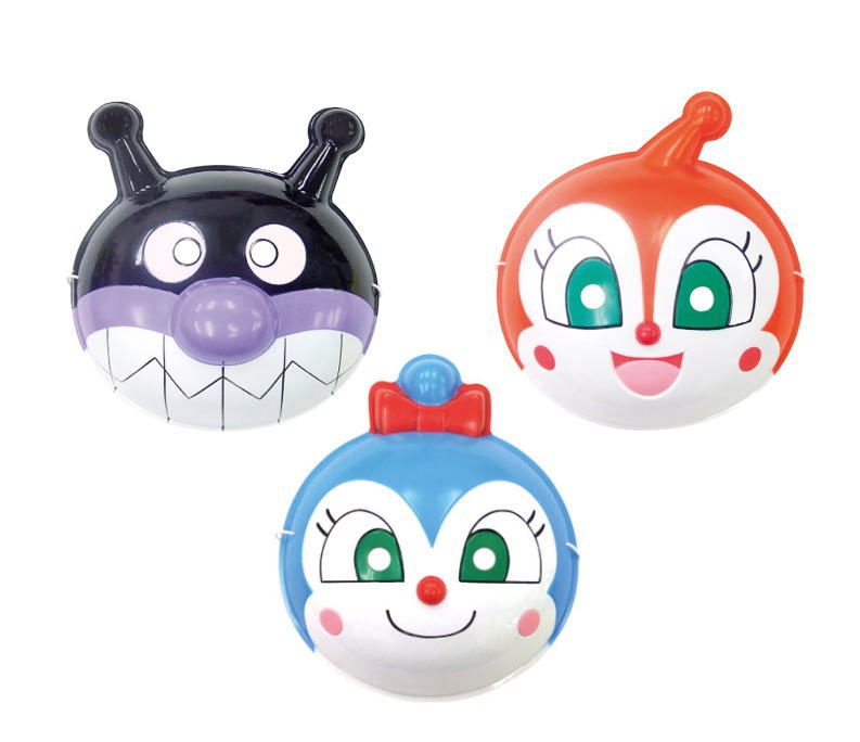 お面 バイキンマン・ドキンちゃん・コキンちゃん 各種1枚入【アンパンマン】