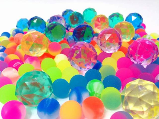 スーパーボール 宝石ミックス 300入 【縁日すくい】【即納商品】