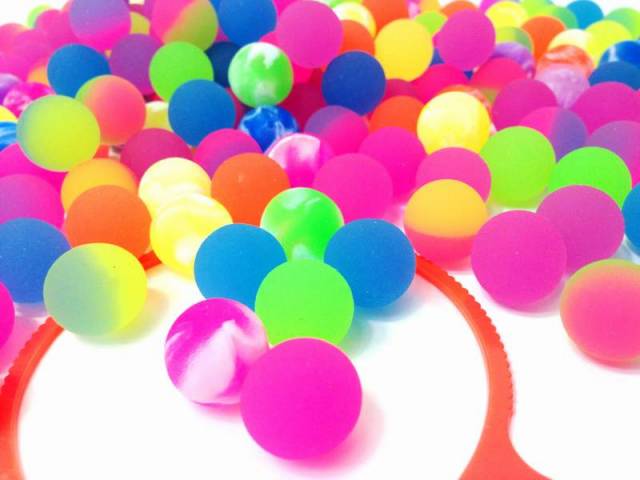 スーパーボール フロストアソートミックス 18mm 500入【縁日すくい】 【あす楽対応】