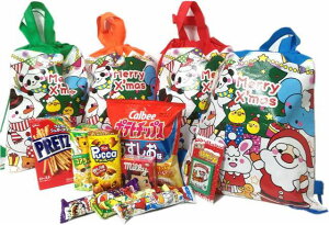 クリスマス柄バック入りお菓子セット　1セット