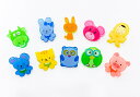 バラエティークリップ 50個入 【景品文具 文房具 かわいい 縁日 景品 どうぶつ 子ども会 お子様ランチ】