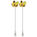 【装飾品 ひな祭り・お花見】スマイルみつばちクリップ4本セット