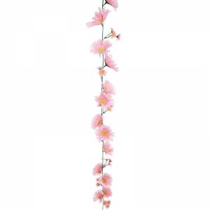 【装飾品　ひな祭り・お花見】ガーベラガーランドピンク 12個