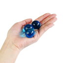 【和玩具】 ビー玉(大) カラーマーブル ブルー(65ヶ入)