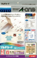 樂天商城 - エーワン マルチカード インクジェットプリンタ専用紙 両面クリアエッジタイプ アイボリー A4判 10面 名刺サイズ 51821