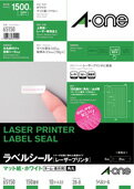 樂天商城 - エーワン ラベルシール［レーザープリンタ］ マット紙・ホワイト A4　150面 四辺余白付 角丸 65150