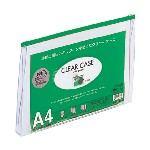 LIHITLAB クリヤーケース F-74SM A4S 緑