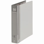 キングジム クリアーファイル50ポケット 3139-3 淡灰