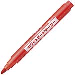 ジョインテックス ホワイトボードマーカー細字赤H007J-RD-10P