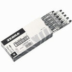 ゼブラ ボールペン ジムノック KRB-100-R 赤 10本