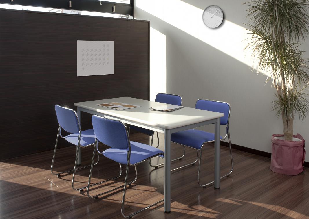 HITECHWOOD【ハイテクウッド】 ミーティングテーブル TL1275-NN ナチュラル W1200xD750xH700mm [2]