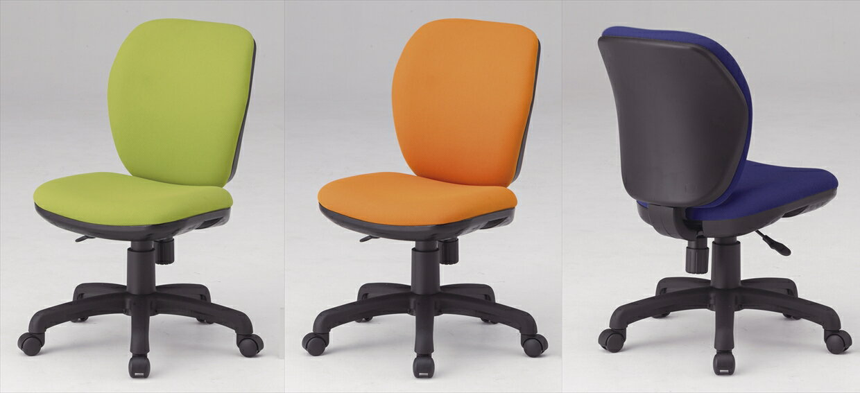 TOKIO【藤沢工業】　オフィスチェア　布張り・肘無しタイプ　FST-77