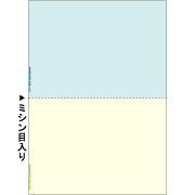ヒサゴ マルチプリンタ帳票 A4 カラー 2面 BP2010