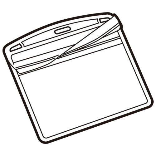 ジョインテックス 名札用替ケース C名刺型横100枚 B076J-10