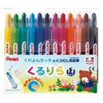 ぺんてるくるりら 12色セット GTW-12