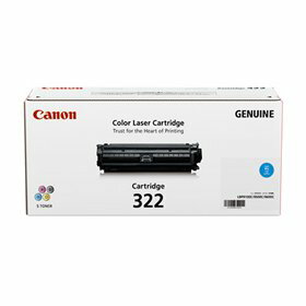 CANON(キヤノン) 純正品 トナーカートリッジ322 シアン CANON(キヤノン) 純正品 トナーカートリッジ322 シアン