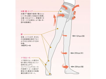 【送料無料】MIKYAKU（ミキャク）骨盤サポートストッキング