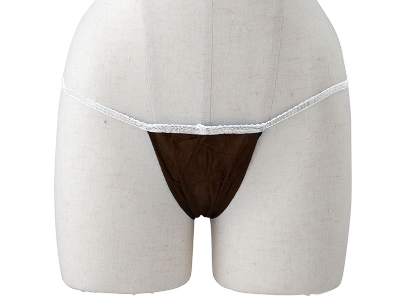 【送料無料】ECOペーパーTバック【フリー】1000枚 ダークブラウン