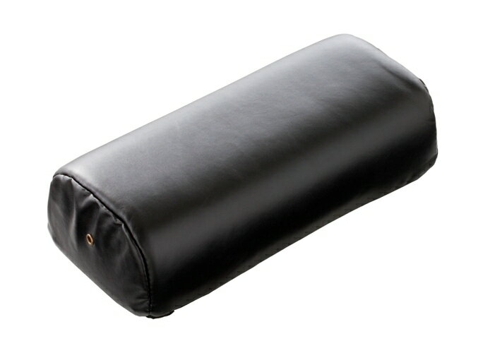 角枕 (ブラック) 低反発タイプ/PU高級ソフトレザー採用で肌触り抜群
