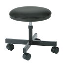 【送料無料】フットケア用 ペディキュア スツール(回転昇降式)高さ37-46cm