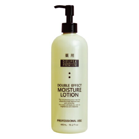 【送料無料】デュフラ プレミアム ダブルエフェクト モイスチュアローション 480ml 内容量：480ml 化粧水 使用方法 洗顔後、適量をとり顔全体によくなじませます。 成分 【有効成分】ナイアシンアミド 【その他の成分】精製水、1，3－ブチレングリコール、ジプロピレングリコール、濃グリセリン、マルチトール液、グリセリンモノ2－エチルヘキシルエーテル、ヒアルロン酸ナトリウム（2）、プルーン酵素分解物、サクラ葉抽出液、ノバラエキス、キウイエキス、ヒメフウロエキス、メマツヨイグサ抽出液、オウゴンエキス、エイジツエキス、ヨクイニンエキス、レモングラス抽出液、アマチャヅルエキス、ビルベリー葉エキス、ヒドロキシプロピルメチルセルロース、ポリオキシエチレンヤシ油脂肪酸ソルビタン（20E．О．）、ポリオキシエチレン硬化ヒマシ油、クエン酸ナトリウム、無水クエン酸、ジエチレントリアミン五酢酸五ナトリウム液、フェノキシエタノール ・広告文責（社名:癒し工房・連絡先電話番号：06-6636-3800） ・メーカー名：株式会社ナチュラルデトックス ・商品区分：化粧品 ・日本製