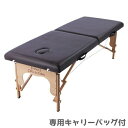 【送料無料】軽量タイプが新登場!軽量木製折りたたみベッド (専用キャリーバッグ付)出張エステ/マッサージに!