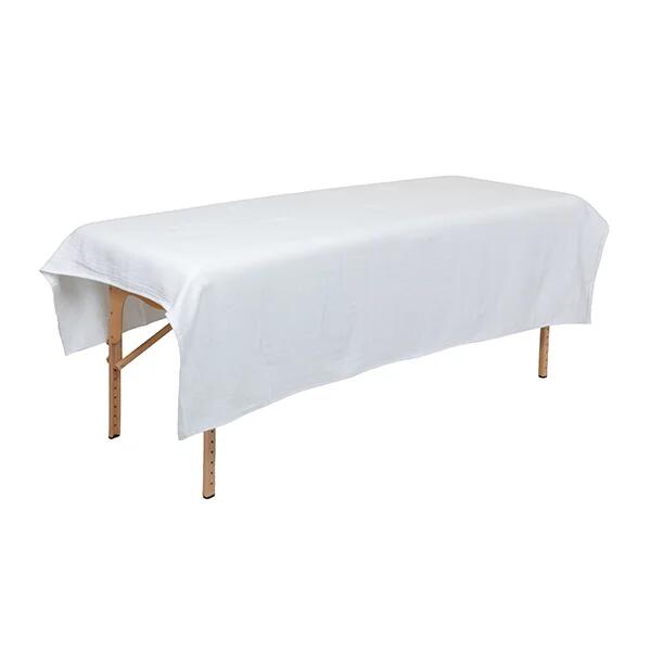 ガーゼタオルシーツ (綿100％)(3040匁) 155cm×200cm ホワイト 【日本製】ガーゼ×パイル 2WAYタオルシーツ (155×200cm) 軽さと心地よさを両立したオールシーズン仕様、 「ガーゼ」×「パイル」それぞれの良さをあわせもった2WAYタオルシーツです。 パイル部分を短く、ボリュームをおさえて、やわらかくかさばらないようにしています。 通気性がよく肌触りがいいガーゼ地、素早く水分を吸収するパイル、 両方のいい面がひとつになり、薄くて軽くしかもしっかりとしたシーツです。 洗っても乾きがよく、毛羽立ちにくいため長くご使用いただけます。 使って洗い込んでいくとガーゼ面が微妙に波打ち柔らかさが増して、独特な風合いに。 ■特徴 1.ガーゼ×パイルの2WAY仕様 ガーゼ面は、サラッとした肌触り。吸水性が良いため、水分を素早く吸収。 パイル面はふんわりやさしく、程よい保温性。 2.軽量なのにしっかり高機能 約950gの軽さながら、吸水性◎・通気性◎・速乾性◎ ムレにくく快適な使い心地で、季節を問わず活躍 3.綿100％のやさしい肌触り 天然素材ならではのやわらかさで、敏感肌の方にも心地よくお使いいただけます。 4.シーツにもケットにも使える万能性 ベッドシーツとして、タオルケットとして、施術用タオルとして… 1枚で幅広い用途に対応できる便利アイテムです。 ■ こんな方におすすめ ・サロンで使える上質なタオルを探している方 ・夏でも快適に使える軽寝具が欲しい方 ・通気性・速乾性を重視したい方 ・肌触りの良い天然素材を選びたい方 ・省スペースで収納できる寝具を探している方 商品サイズ 約155cm×200cm 容量 数量：1枚 重量：約950g 素材/材質 綿100％(片面ガーゼ生地、片面パイル生地の2WAY仕様) ・日本製 ・広告文責（社名:癒し工房・連絡先電話番号：06-6636-3800）