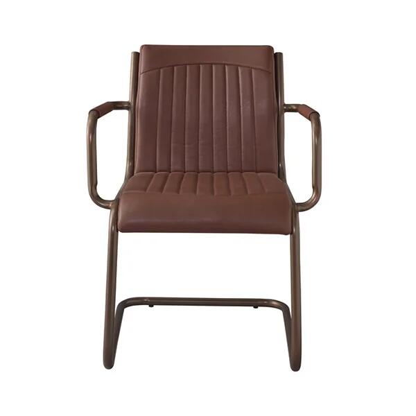 【送料無料】アームチェア ブラウン