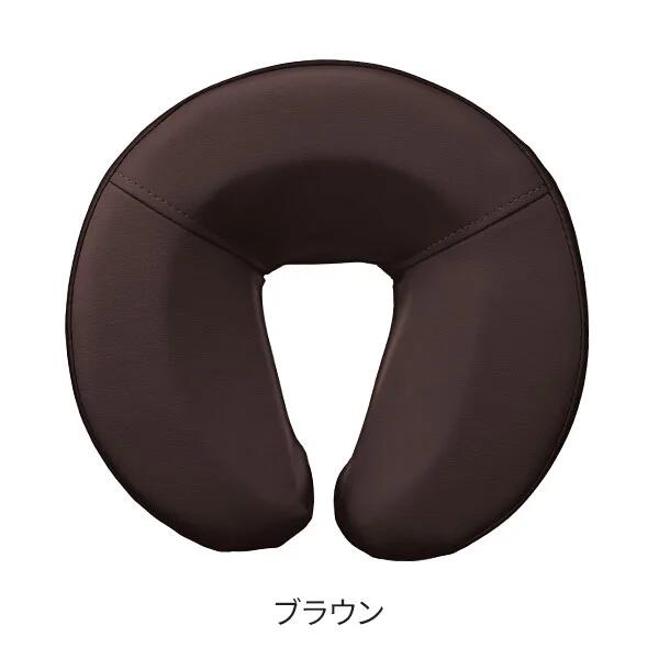 樂天商城 - 低反発 (硬め) 顔マクラ フィット ブラウン（エステ枕・マッサージ枕）