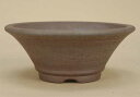 【伊予路園】【盆栽鉢】 小石原焼/陣笠形 焼締鉢(小品用)【径:14.8cm 高:6cm】【ミニ鉢〜小鉢】