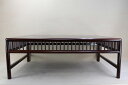 【盆栽卓】 紫檀 平卓 大型(中古 スリ傷有 左右75cm)【飾卓 花台】いよじ園