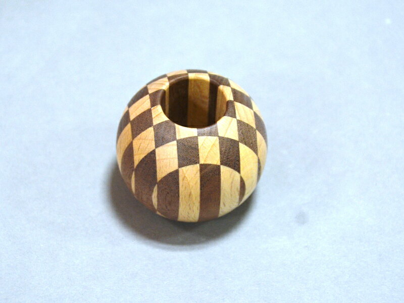 寄木無垢楊枝入れ