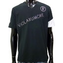 ヴィオラ ビオラ 半袖 Tシャツ Vネック メンズ 3-3 黒 Y42321
