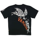 バンソン vanson 半袖 Tシャツ イーグル メンズ 黒 NVST-2403