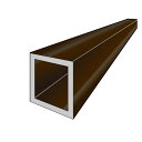アルインコ 角パイプ1本:60×60×2.0mm/長さ4000mm ブロンズ(クリア付) アルミ型材,汎用材,ALINCO FB118B ※合計9千円以上で送料無料(北海道・沖縄各県離島は送料追加), 個人宅配送不可, 長尺物は大型トラック(4t車)で配送 ,現場配送不可, 商品は車上渡し