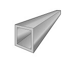 アルインコ角パイプ1本:12×12×1.2mm/長さ:4000mm シルバー(クリア付) アルミ型材,汎用材,ALINCO FB101S ※合計9千円以上で送料無料(北海道・沖縄各県離島は送料追加), 個人宅配送不可, 長尺物は大型トラック(4t車)で配送 ,現場配送不可, 商品は車上渡し
