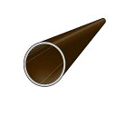 アルインコ 丸パイプ 1本 φ19×1.0mm/長さ:1000mm ブロンズ(クリア付) HP400BS アルミ型材, 汎用材, ALINCO ※合計9千円以上で送料無料(北海道.沖縄各県離島は送料追加), 個人宅配送不可,長尺物は大型トラック(4t車)で配送 , 現場配送不可, 商品は車上渡し